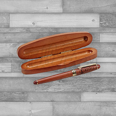 Wood Pen and Case